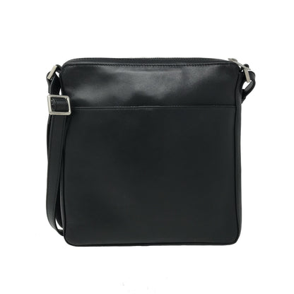 Sac à bandoulière en cuir noir | Gisèle