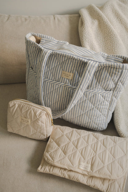 Sac à couches en coton biologique - Collection rayée (MIGRÉ à SAC A COUCHE)
