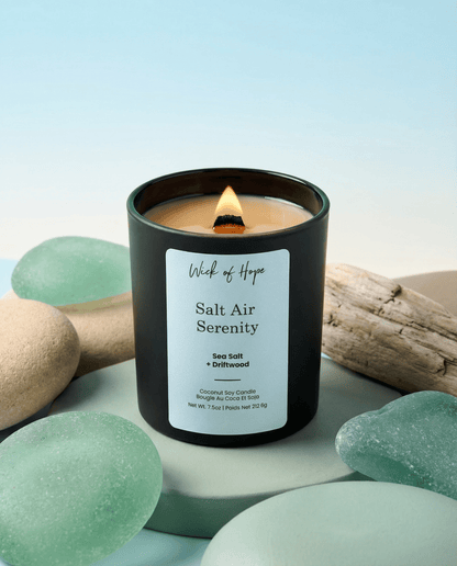 Salt Air Serenity Candle | Sea Salt + Driftwood