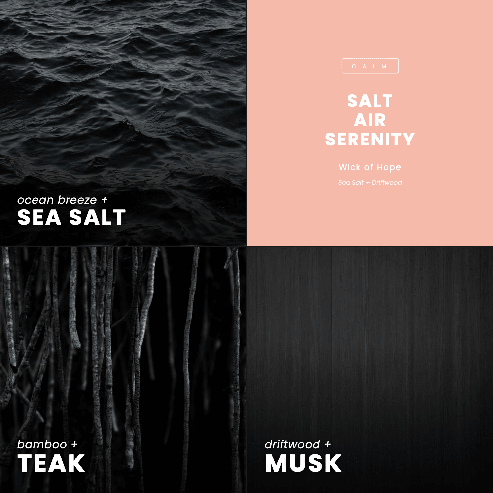 Salt Air Serenity Candle | Sea Salt + Driftwood