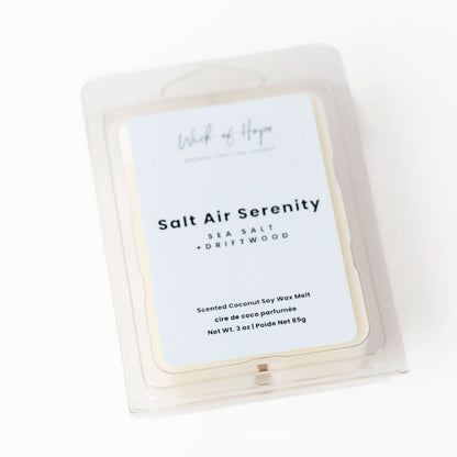 Salt Air Serenity Wax Melt | Sea Salt + Driftwood
