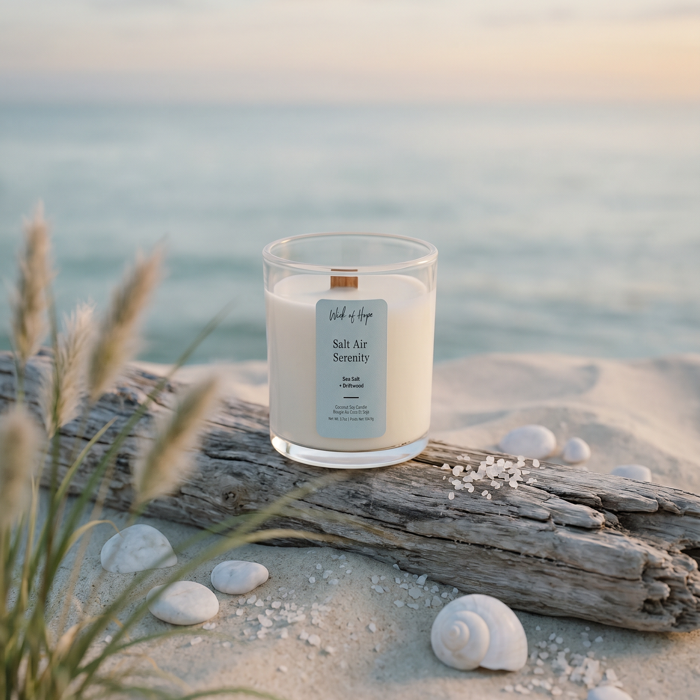 Salt Air Serenity Candle | Sea Salt + Driftwood