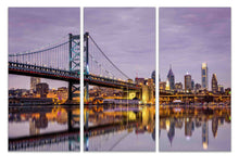 Tableaux sur toile en triptyque, 3 panneaux de 30x60 cm chacun