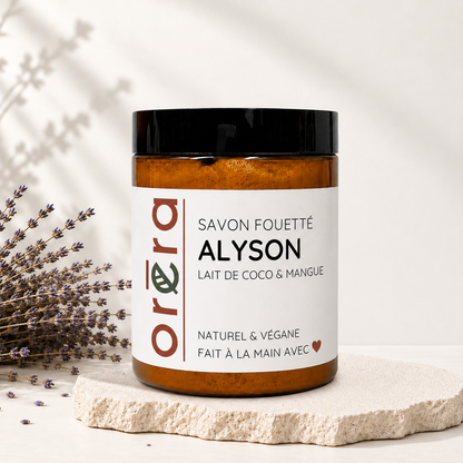 Savon fouetté ALYSON Lait de coco & mangue