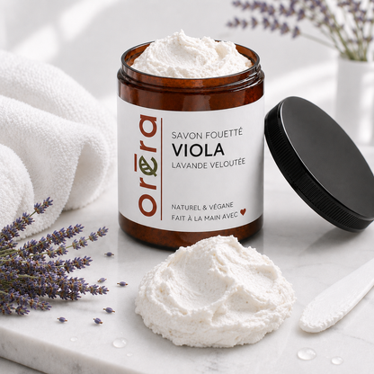 Savon fouetté VIOLA lavande veloutée