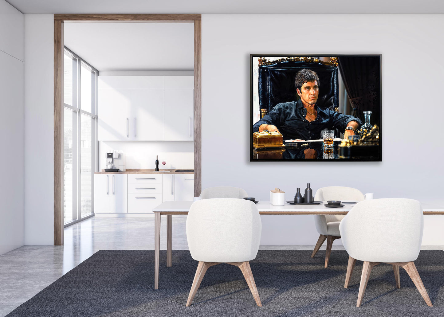Décoration murale art Scarface - Scène de film