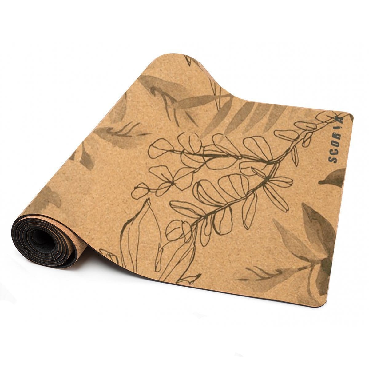 Tapis de Yoga en Liège X-TALL Blossom | 200 cm de Long | 4,5 mm