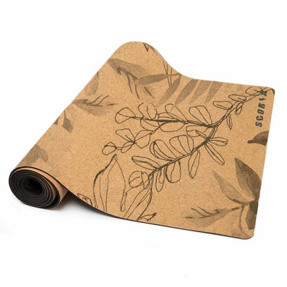 Tapis de yoga Blossom en liège | 4,5 mm