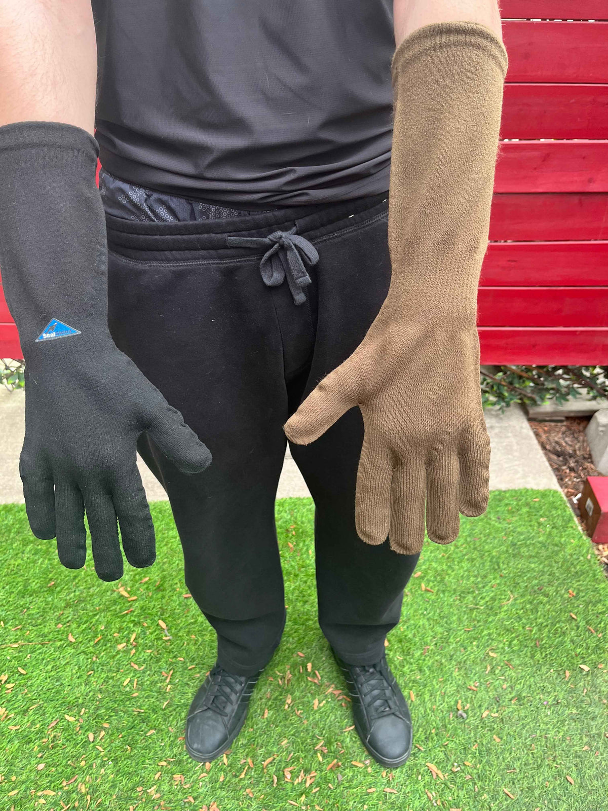 SealSkinz Unisex Waterproof Gauntlet Gloves All Weather Ultra Grip Knitted Large