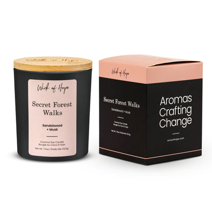 Secret Forest Walks Candle | Sandalwood + Musk