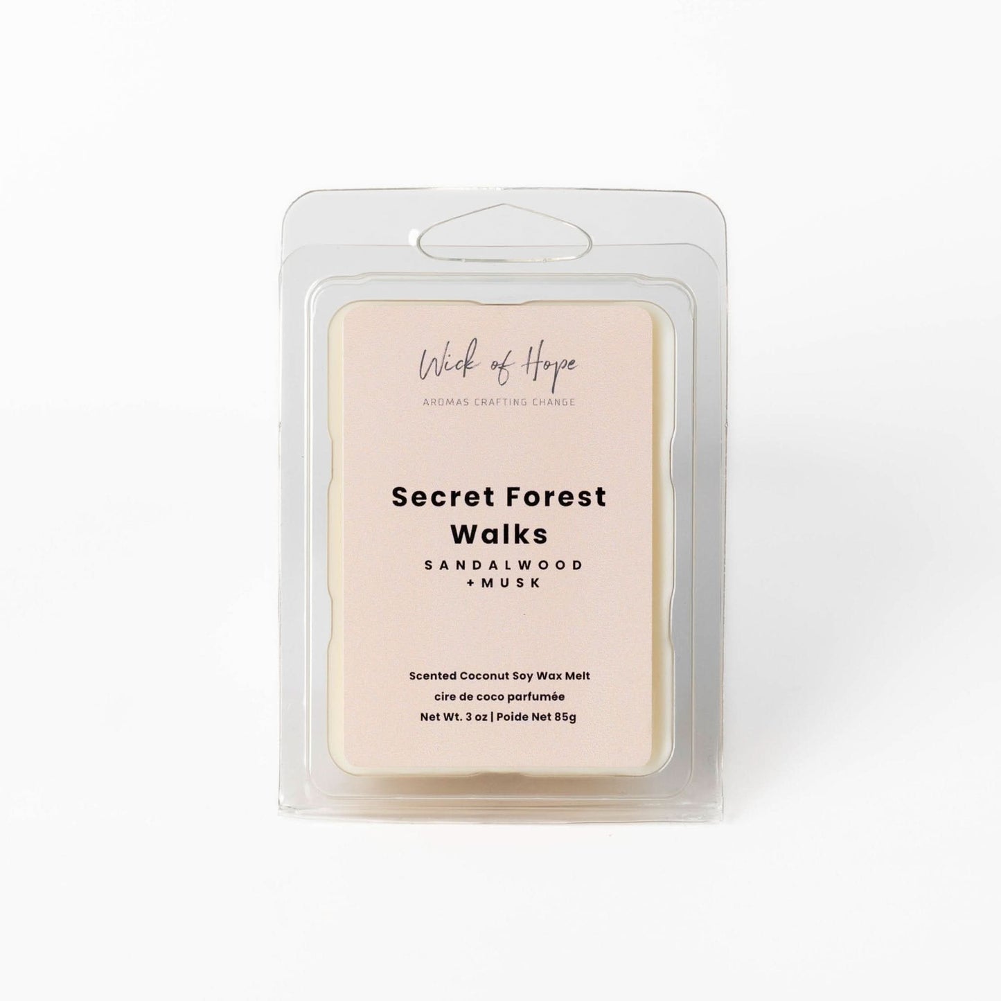 Secret Forest Walks Wax Melt | Sandalwood +  Musk