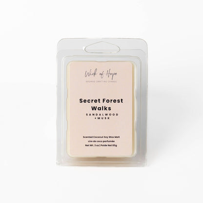 Secret Forest Walks Wax Melt | Sandalwood +  Musk