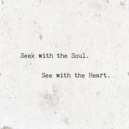 Art Block - Little Gem - Seek With the Soul