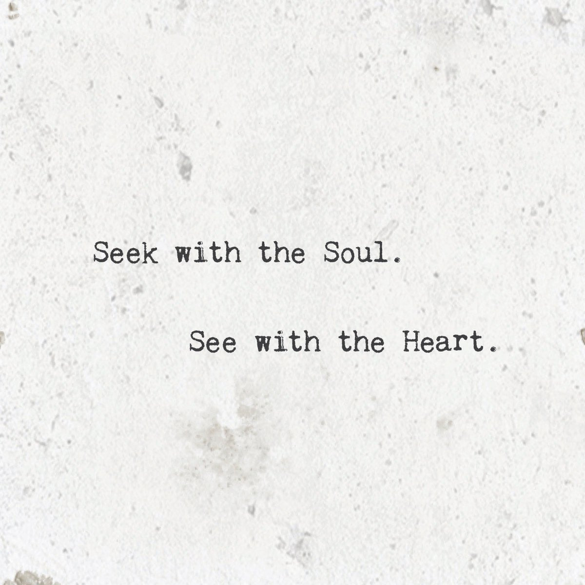 Marble Coasters - Little Gem - Seek with the Soul