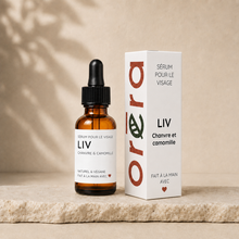 Sérum pour le visage et massage Gua Sha LIV chanvre & camomille