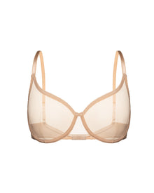 Gomeisa Sheer Mesh Bra With Soft Cup