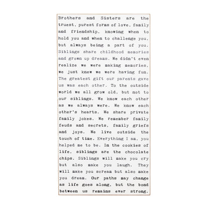 Typewriter Sign - Sibling