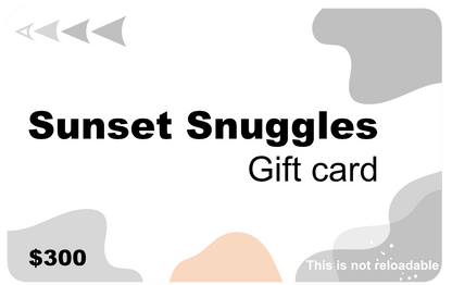 Cartes cadeaux Câlins au coucher du soleil