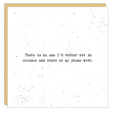 Stationery - Little Gem Card - Sit In Silence