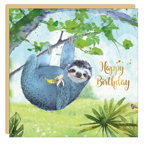 Stationery - Lost & Found Card - Sloth - Birthday