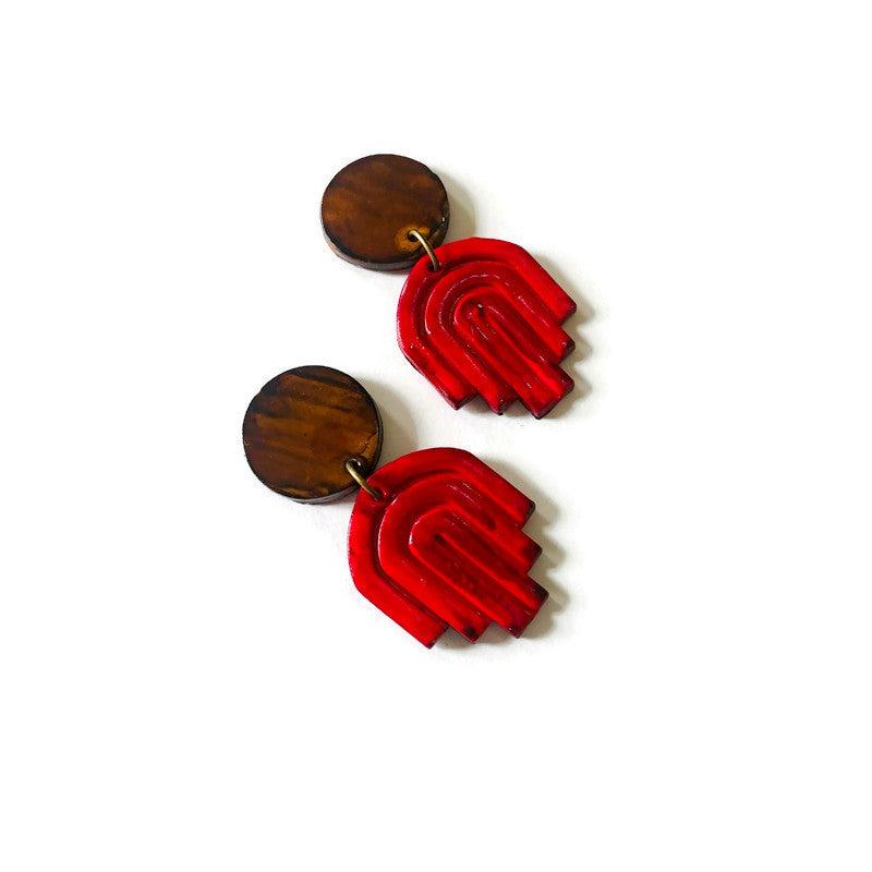Boucles d'oreilles Art déco à tiges ou à clips