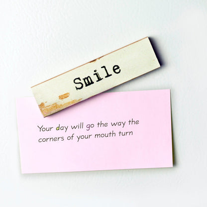 Timber Magnet - Smile