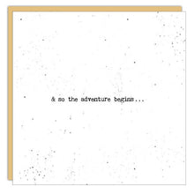 Stationery - Little Gem Card - & So The Adventure Begins