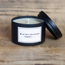 Candle - Quote - & So The Adventure Begins