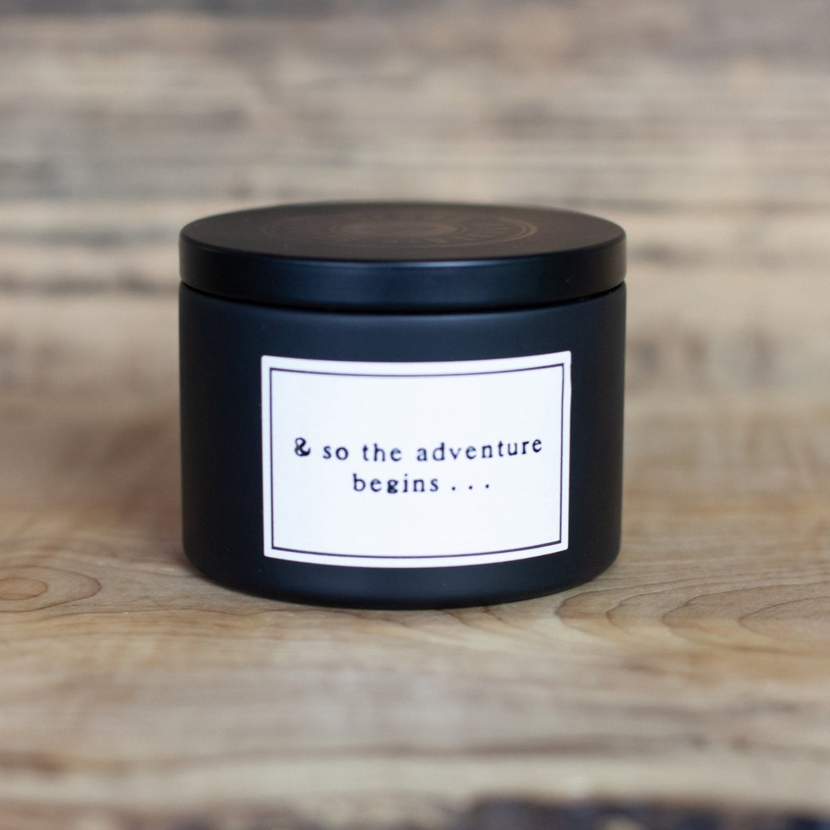 Candle - Quote - & So The Adventure Begins