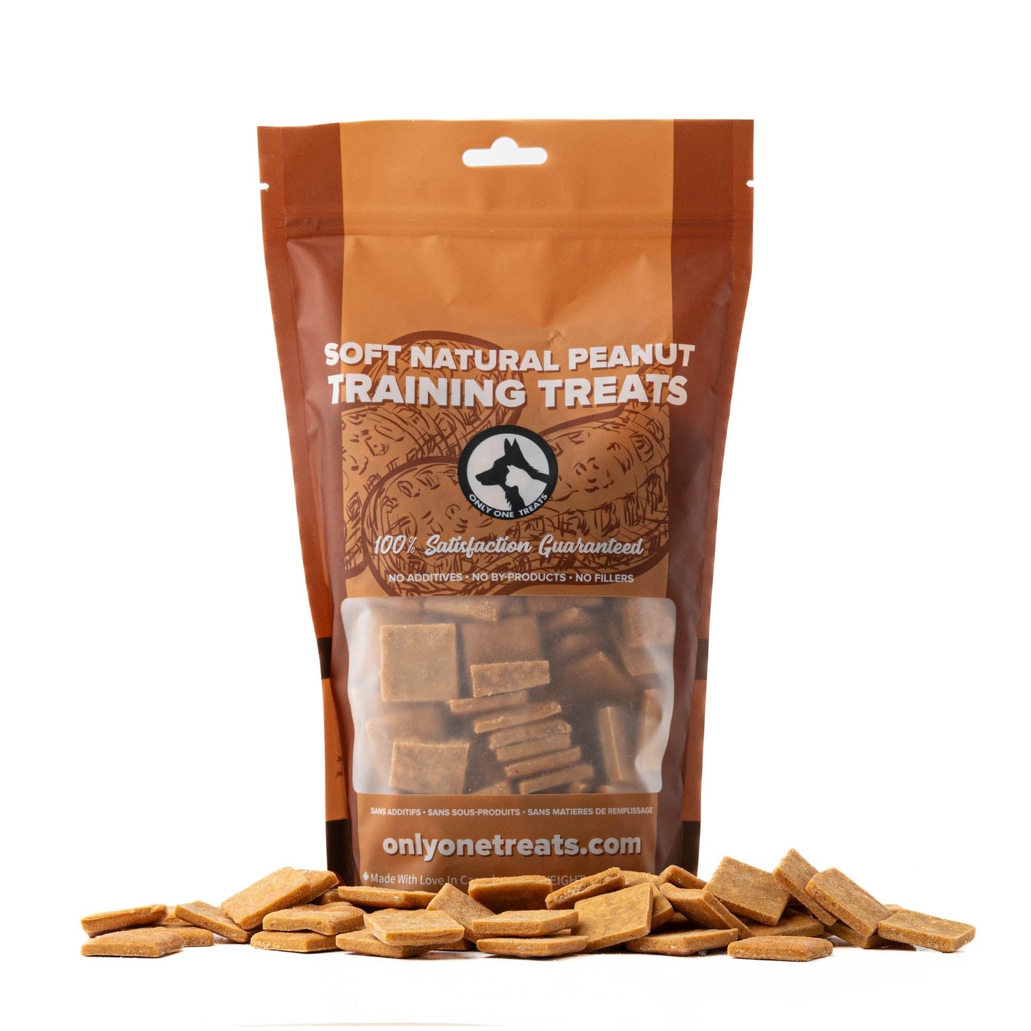 Friandises d'entraînement au beurre de cacahuète naturel tendre 680g
