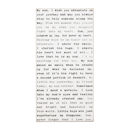 Typewriter Sign - Son