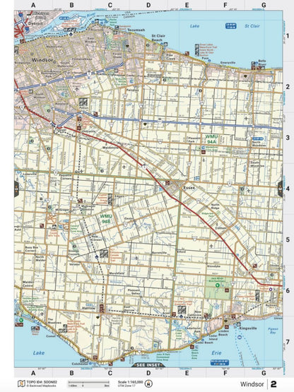 Backroad Mapbooks  Southern Ontario - Spiral 2nd Edition