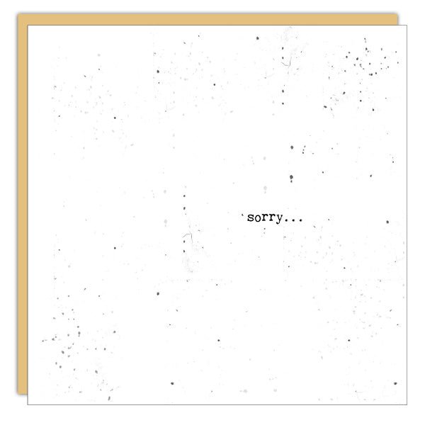 Stationery - Little Gem Card - Sorry . . .