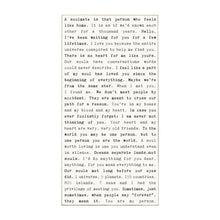 Typewriter Sign - Soulmate