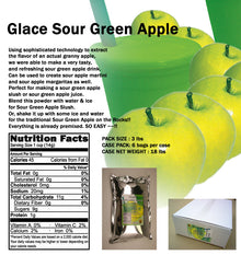 Mélange 4 en 1 Pomme Verte Acidulée pour thés aux perles, smoothies, lattes et frappés, sac de 3 lb (caisse de 6 sacs de 3 lb) - Mélange pour boisson en poudre polyvalent - Livraison gratuite partout au Canada pour les commandes de plus de 199 CAD