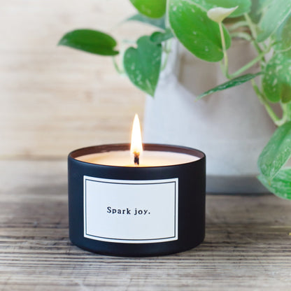 Candle - Quote - Spark Joy