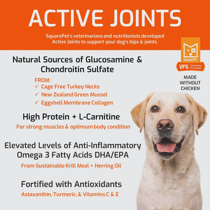 SquarePet - Active Joints Dry Dog Food