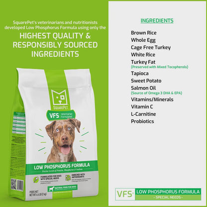 SquarePet - Low Phosphorus Dry Dog Food
