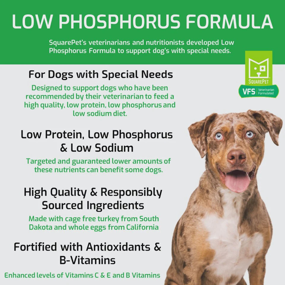 SquarePet - Low Phosphorus Dry Dog Food