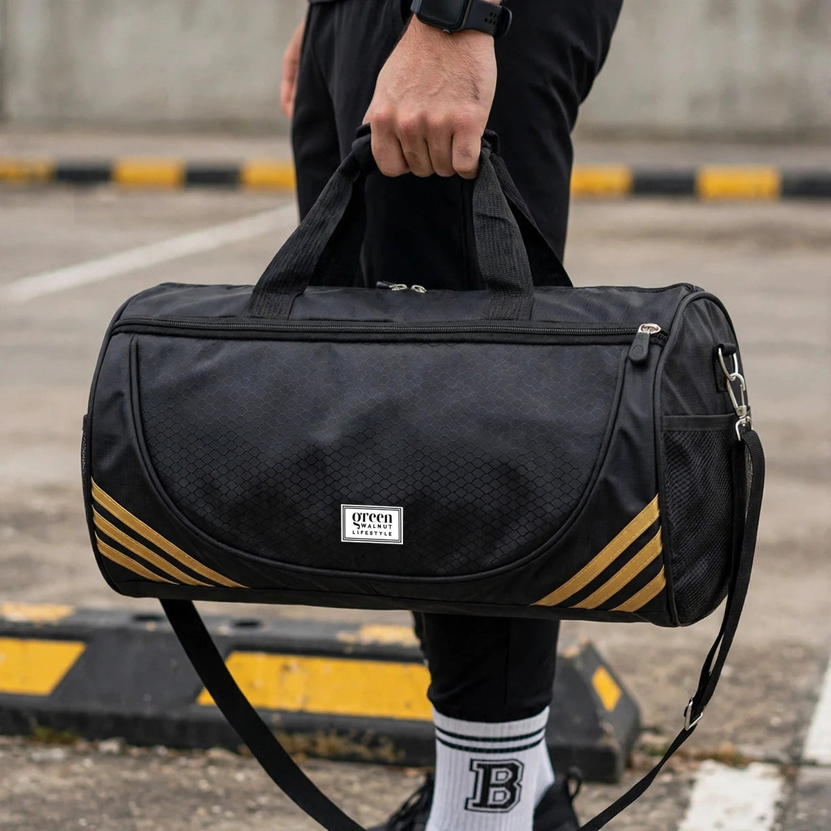 Gym Sports Duffle Bag For Men & Women | Duffel Bag with Shoes Compartment  | Weekender Bag for Men & Women