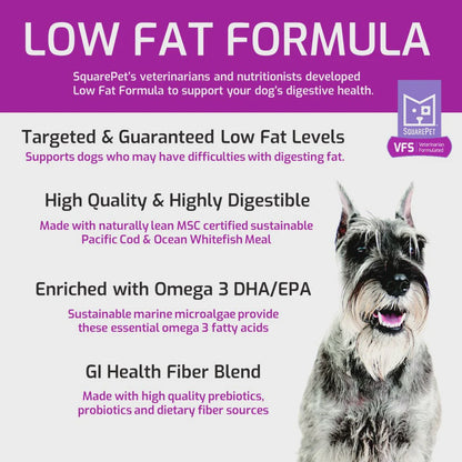SquarePet - Low Fat Dry Dog Food