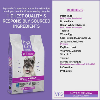 SquarePet - Low Fat Dry Dog Food