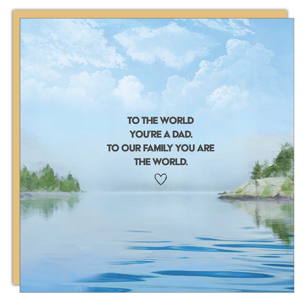 Stationery - Father's Day Card - To the World