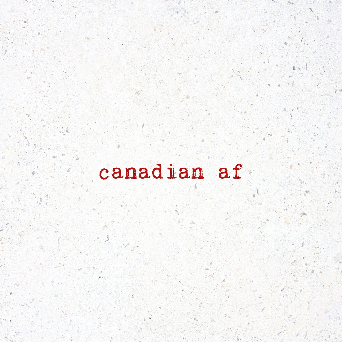 Stationery - Lost & Found Card - Canadian af