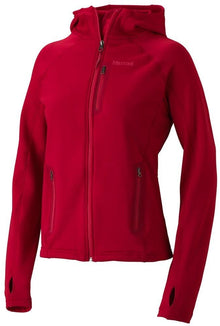 Vestes à capuche en polaire pour femmes Marmot extensibles dans les 4 sens, tailles XS-S