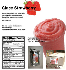 Mélange 4 en 1 à la fraise pour thé aux perles, smoothies, lattes et frappés, sac de 3 lb (caisse de 6 sacs de 3 lb) - Mélange pour boisson en poudre multi-usage - Livraison gratuite au Canada pour les commandes de plus de 199 CAD