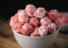 Pop-corn au lait frappé à la fraise