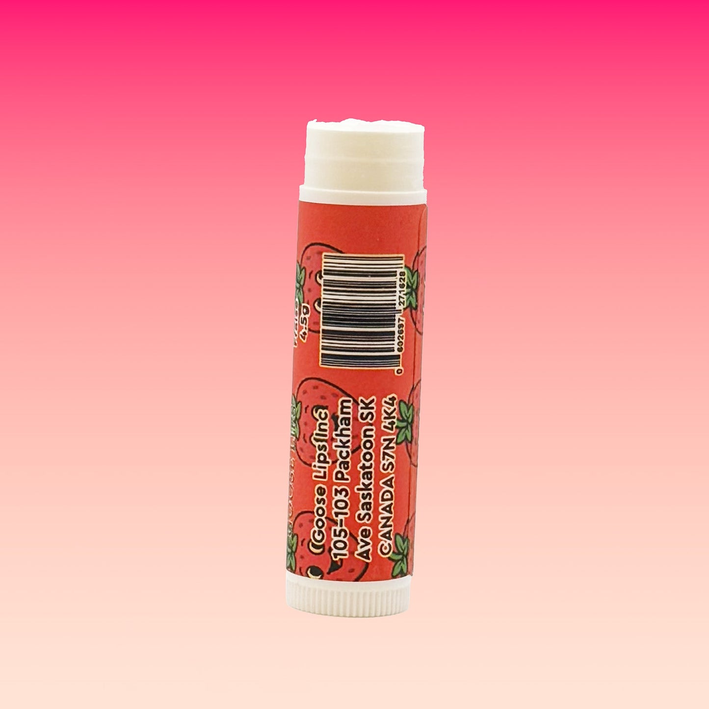 Baume à lèvres à la fraise