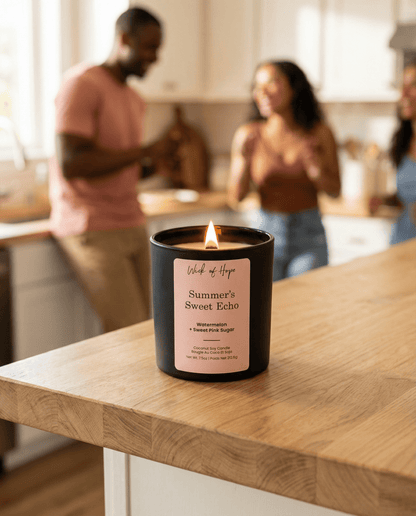 Summer’s Sweet Echo Candle | Watermelon + Sweet Pink Sugar