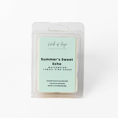 Summer's Sweet Echo Wax Melt | Watermelon + Sweet Pink Sugar
